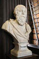 Bust of Socrates, Greek philosopher at Old Trinity Library. Dublin, Ireland.