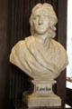 Bust of John Locke, English political philosopher at Old Trinity Library. Dublin, Ireland.