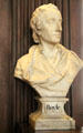 Bust of Robert Boyle, English chemist at Old Trinity Library. Dublin, Ireland.