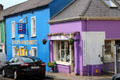 Brightly painted shops in Dingle. Dingle, Ireland.