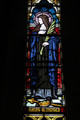 Stained glass window dedicated to St Winifred in St Mary's Church, Dingle. Dingle, Ireland.