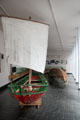 Examples of boats used by Blasket Islanders at Great Blasket Centre museum on Dingle Peninsula. Ireland