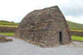 Oblique view of Gallarus Oratory on Dingle Peninsula. Ireland.