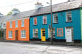 Houses facing South Square of Sneem. Sneem, Ireland
