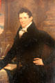 Detail of portrait of Daniel O'Connell by John Gubbins in dining room at Derrynane House. Ireland