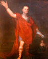 Daniel O'Connell allegorical painting depicted him as "The Liberator" of Catholic Ireland.