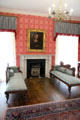 Drawing room with pair of settees at Derrynane House. Ireland.