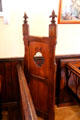 Confessional screen in Derrynane Chapel. Ireland.