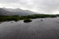 Recreational boats on Lough Leane with mountains of Killarney National Park in background. Killarney, Ireland.