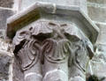 Carved nave corbel with foliage & knots at Boyle Abbey. Knocknashee, Ireland.