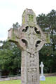 Details of replica Cross of Scriptures at Clonmacnoise. Ireland.