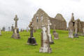 Graves at Clonmacnoise. Ireland.