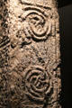 Knot detail on North Cross at Clonmacnoise museum. Ireland.