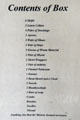 List of clothing that the Matron would provide to an emigrating resident at Irish Workhouse Centre. Portumna, Ireland.