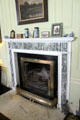 Library fireplace at Strokestown Park. Vesnoy, Ireland.