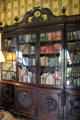 Sitting room bookcase by Chippendale at Strokestown Park. Vesnoy, Ireland.