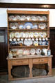 Cabinet with dishes at Strokestown Park. Vesnoy, Ireland.