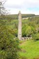 Round tower at Glendalough. Ireland.
