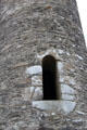 Round tower entrance door at Glendalough. Ireland.