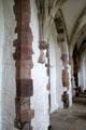 Stone decoration in Lady Chapel at Tintern Abbey. Ireland.