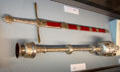 Mace & sword at Medieval Mile Museum. Kilkenny, Ireland.