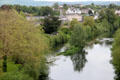 River Noire & Kilkenny skyline. Kilkenny, Ireland.