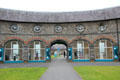 Curved inner structure of Kilkenny Design Centre. Kilkenny, Ireland.