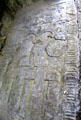 Tomb slab in cathedral at Rock of Cashel. Cashel, Ireland.