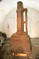 Original St Patrick's Cross missing left arm in museum at Rock of Cashel. Cashel, Ireland.