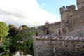 East wall at Cahir Castle. Cahir, Ireland.