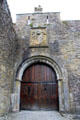 Crest over entrance door at Cahir Castle. Cahir, Ireland.