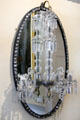 Irish chandelier on mirror at Bishop's Palace. Waterford, Ireland.