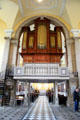 Organ in archway at Christ Church Cathedral. Waterford, Ireland.