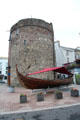 Reginald's Tower on Viking base, rebuilt by Anglo Normans with top two floors added , now a museum of Viking Waterford. Waterford, Ireland