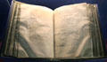 Great Parchment book of Waterford at Museum of Treasures. Waterford, Ireland.