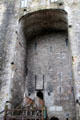 Visitors entrance to Bunratty Castle. County Clare, Ireland.