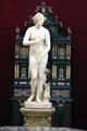 Medici Venus statue in Tribune at Uffizi Gallery. Florence, Italy.