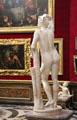 Apollo statue in Tribune at Uffizi Gallery. Florence, Italy.