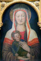 Madonna & Child painting by Jacopo Bellini at Uffizi Gallery. Florence, Italy.