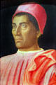 Portrait of Cardinal Carlo de' Medici by Andrea Mantegna at Uffizi Gallery. Florence, Italy.