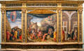 Scenes from the Life of Christ painting by Andrea Mantegna at Uffizi Gallery. Florence, Italy.