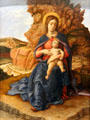 Madonna delle Cave painting by Andrea Mantegna at Uffizi Gallery. Florence, Italy.