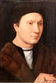Portrait of a man by Hans Memling at Uffizi Gallery. Florence, Italy.