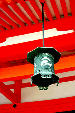 Lantern detail on the Heian-jingu Shrine. Japan.