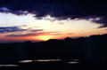 Sunset seen from Kiliguni Lodge, Tsavo National Park. Kenya.