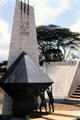 25 year of Uhuru monument opposite Uhuru Monument near Nairobi. Kenya.