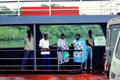 Passengers aboard former LuLu ferry. Kenya.