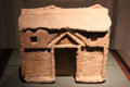 House model from Gallo-Roman village of Titelberg in what is now Luxembourg, perhaps used as sanctuary for domestic Gods at National Museum of History & Art. Luxembourg, Luxembourg.