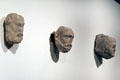Sculpted stone heads from various locations at National Museum of History & Art. Luxembourg, Luxembourg.