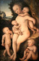 Charity painting by Lucas Cranach the Elder at National Museum of History & Art. Luxembourg, Luxembourg.